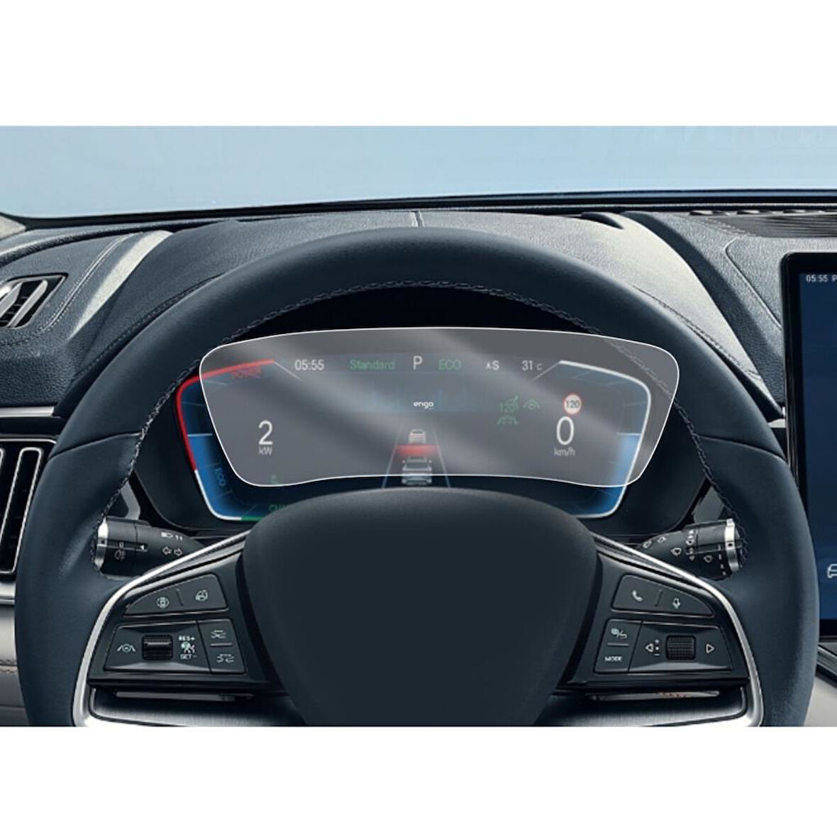 BYD SEAL U EV 12.3 inç Mat Ekran Koruyucu Dijital Gösterge