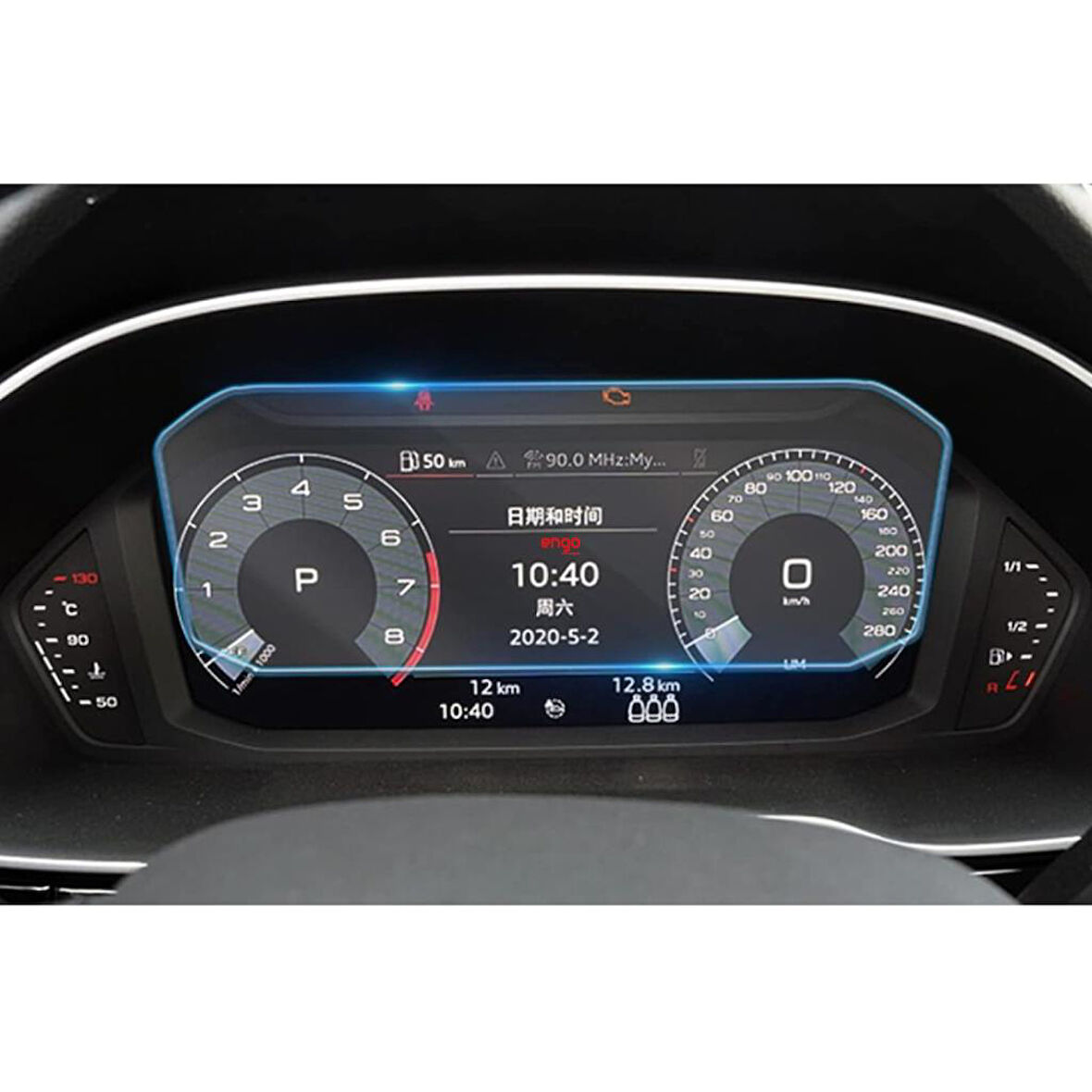 Audi Q3 10.25 inç Ekran Koruyucu Dijital Gösterge Nano