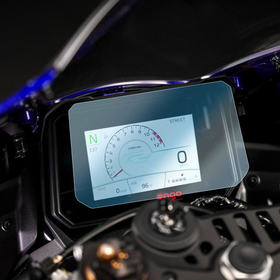 Yamaha R9 Ekran Koruyucu 5 inç Nano TFT Dijital Gösterge