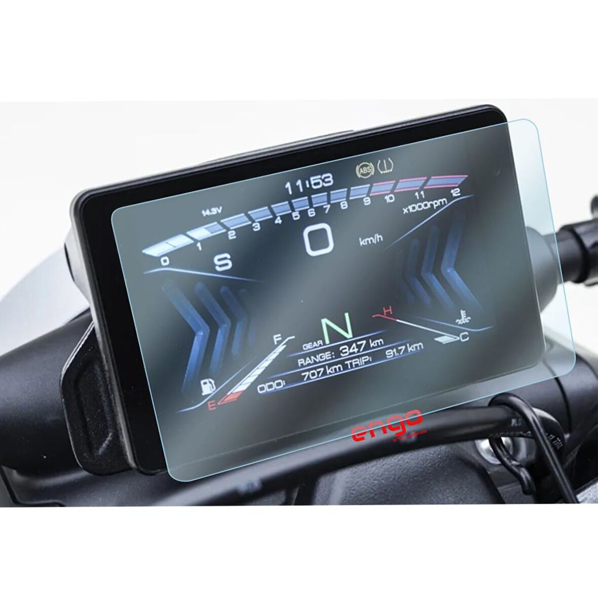 Zontes ZT-350V1 Ekran Koruyucu TFT Gösterge Parlak Nano