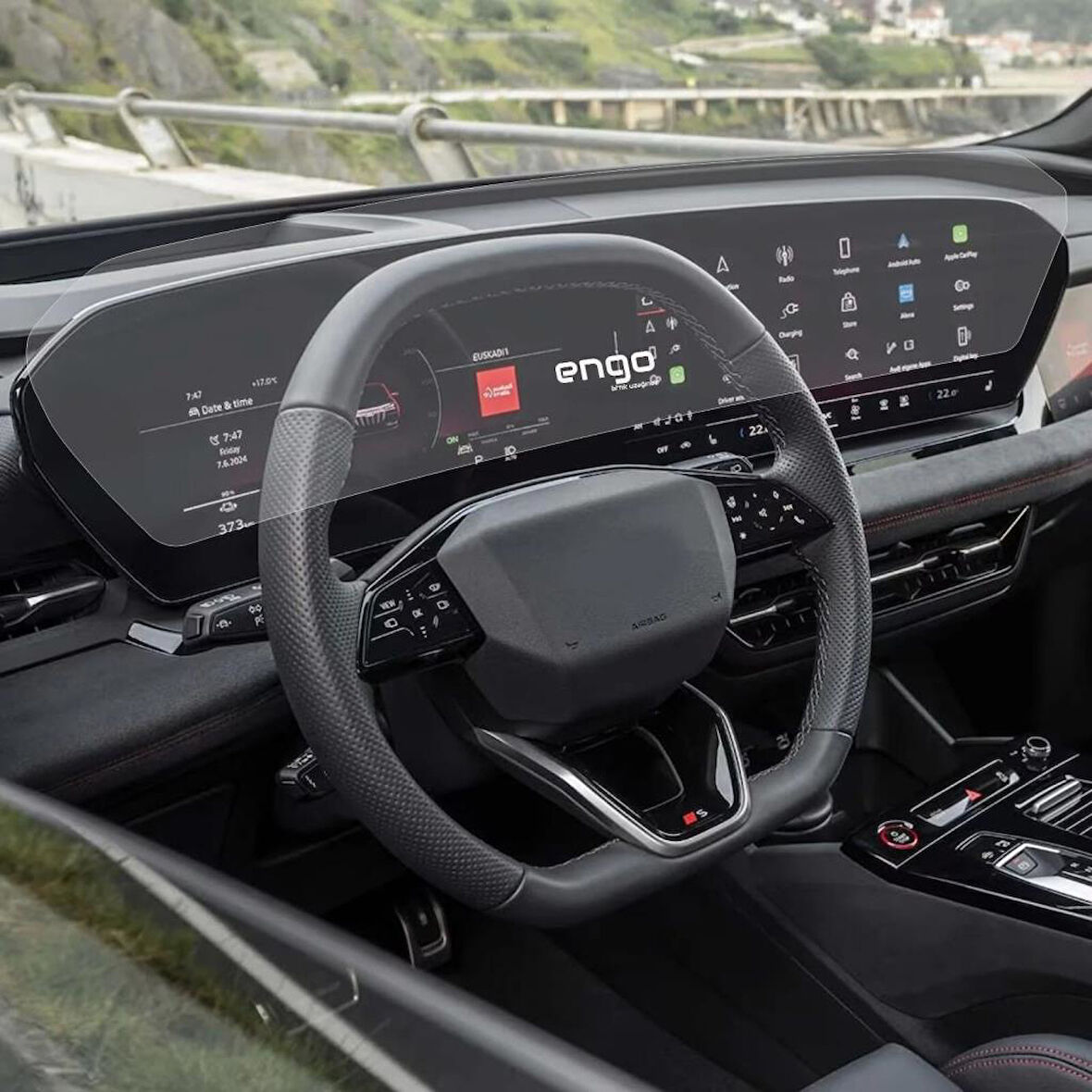 Audi A6 Mat Ekran Koruyucu Dijital Gösterge ve Multimedya