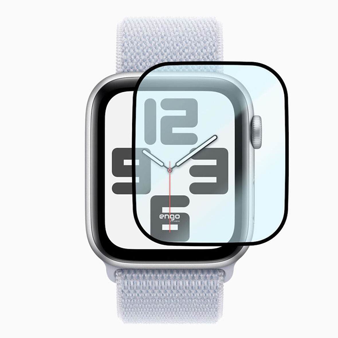 Apple Watch SE 44mm Ekran Koruyucu Flexible Tam Kaplama