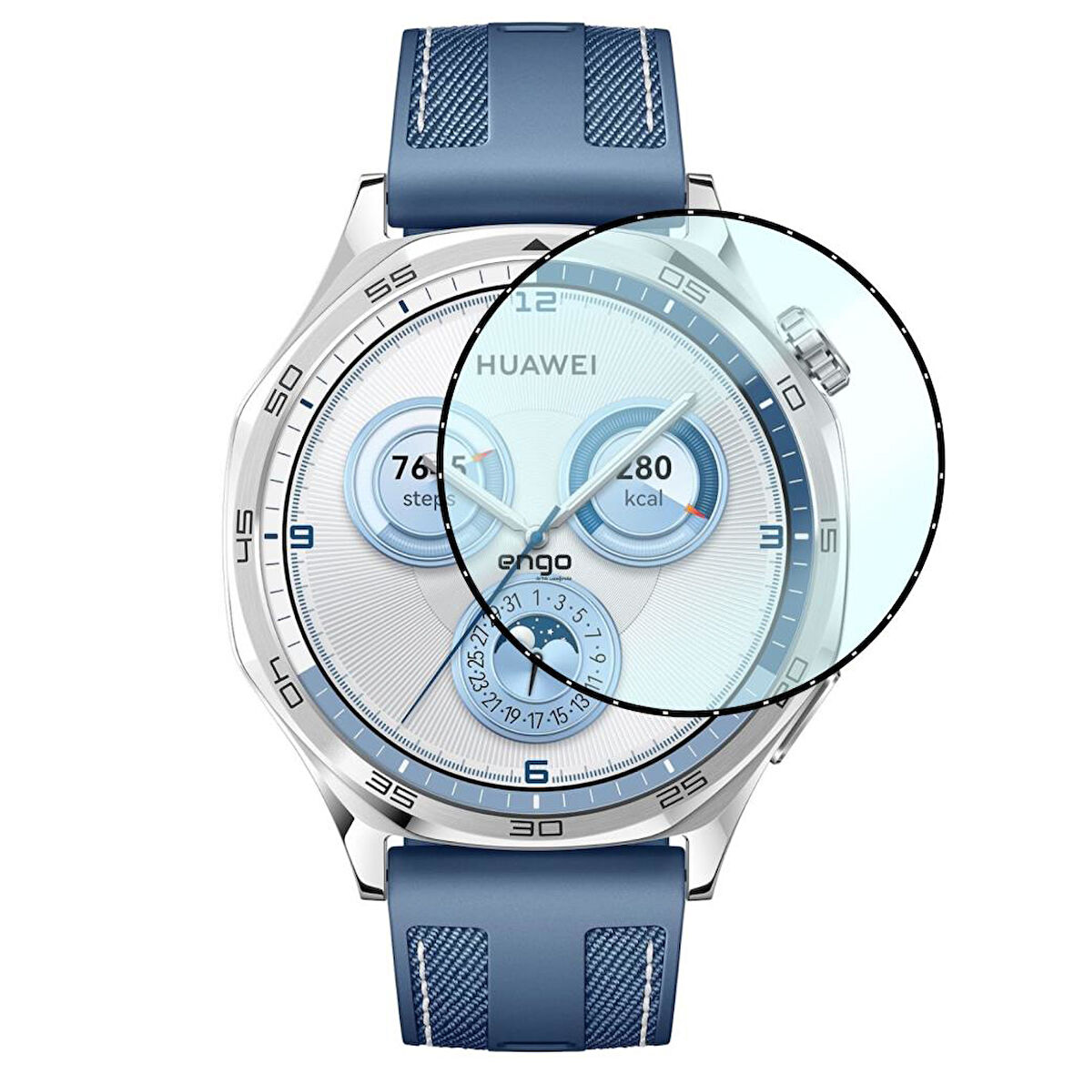 Huawei Watch GT 5 46mm Ekran Koruyucu Flexible Tam Kapama