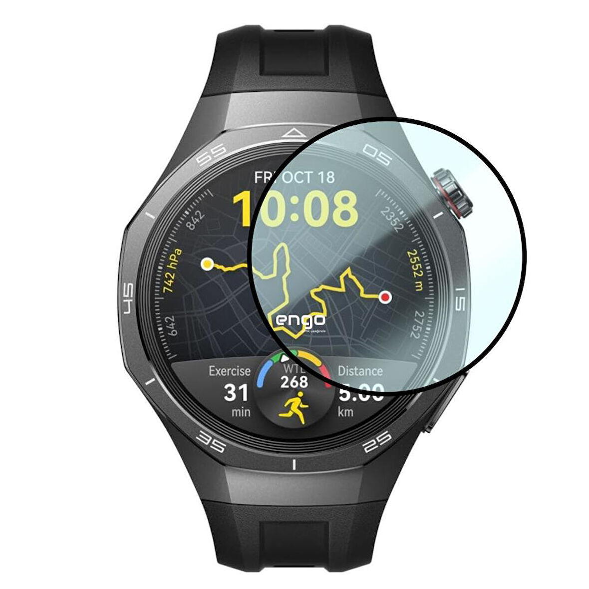 Huawei Watch GT5 Pro 46mm Ekran Koruyucu Flexible Tam Kapama