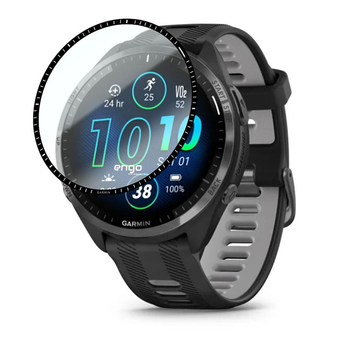 Garmin Forerunner 965 Ekran Koruyucu Flexible Tam Kaplama