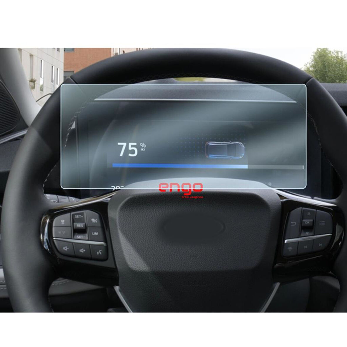 Ford Puma Gen‑E 12.8 inç Ekran Koruyucu Dijital Gösterge