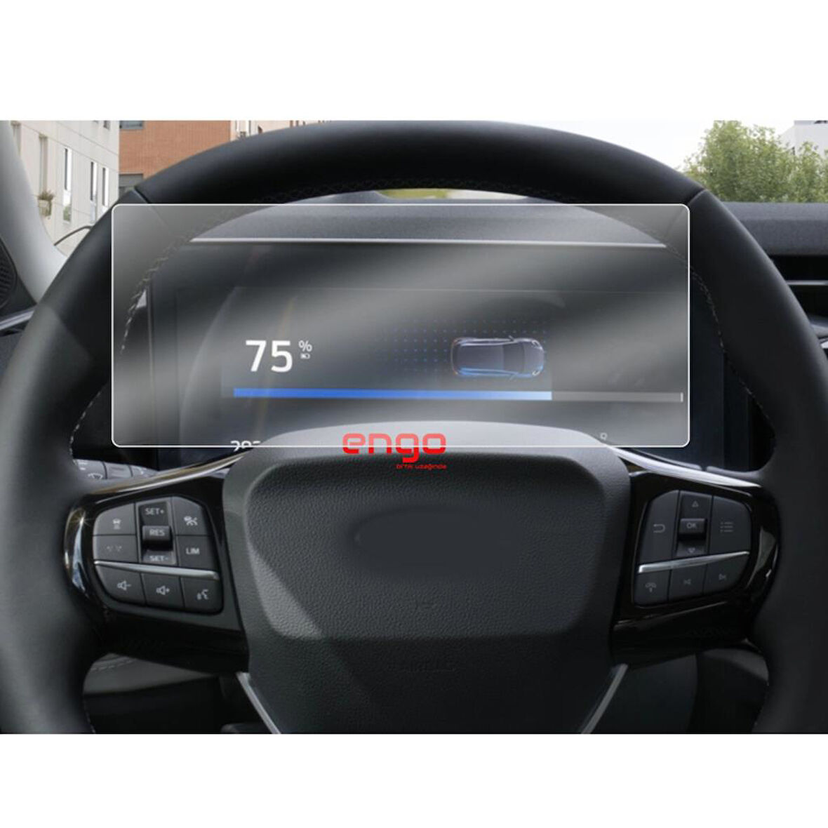 Ford Puma Gen‑E 12.8 inç Mat Ekran Koruyucu Dijital Gösterge