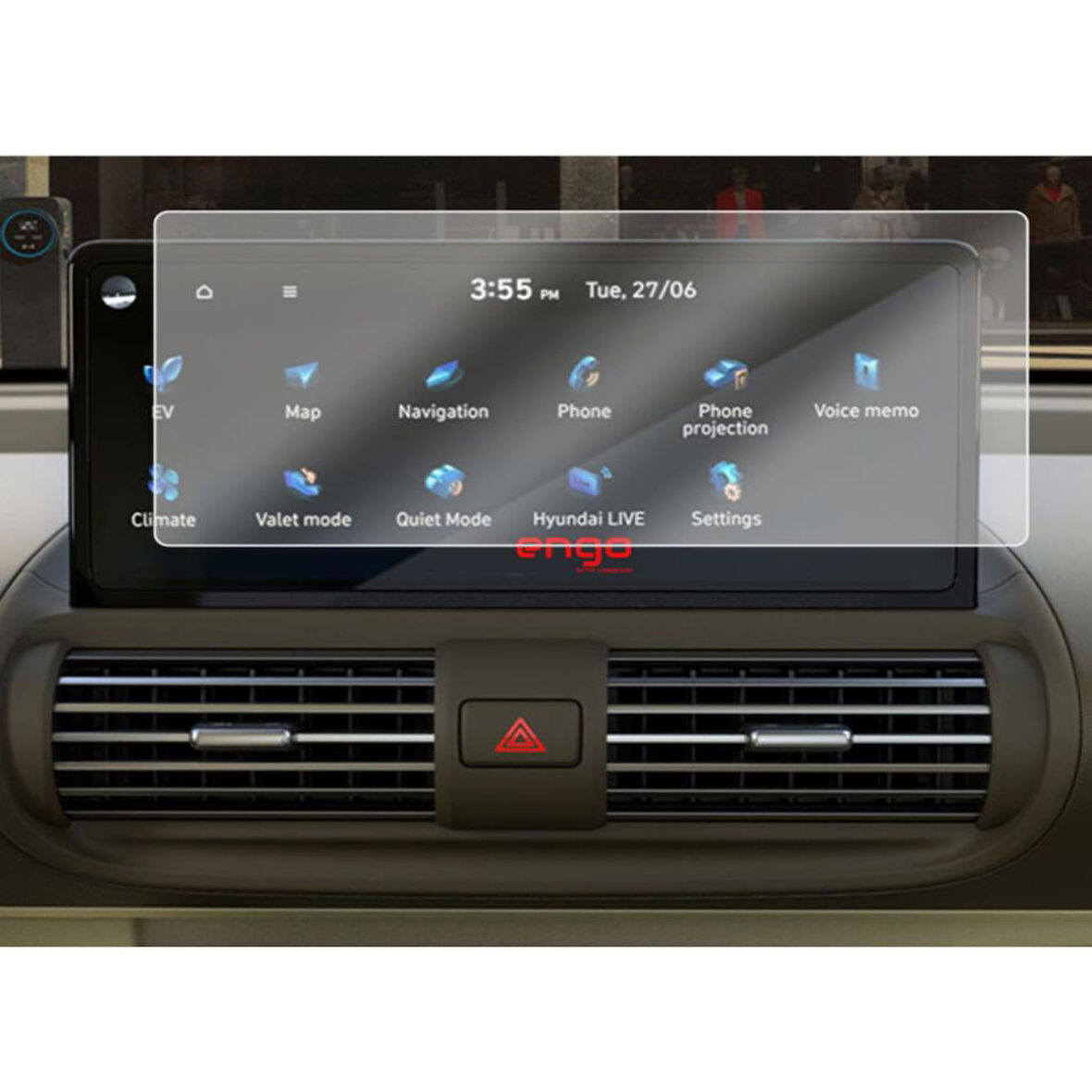 Hyundai Inster 10.25 inç Mat Ekran Koruyucu Multimedya