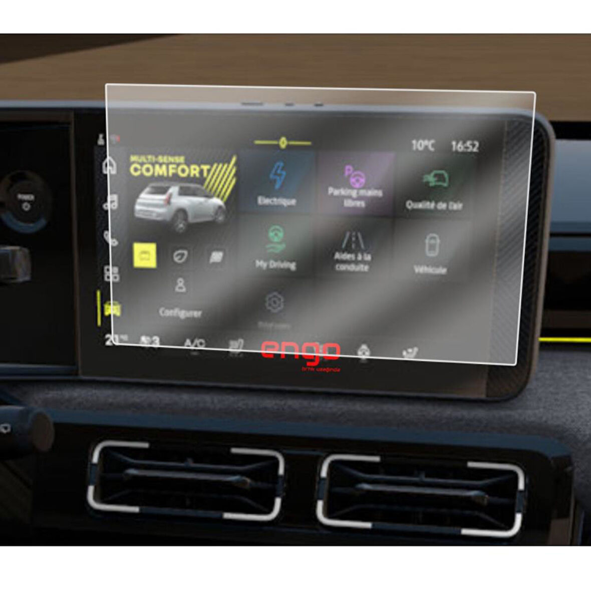 Renault 5 Mat Ekran Koruyucu 10.1 inç OpenR Link Multimedya