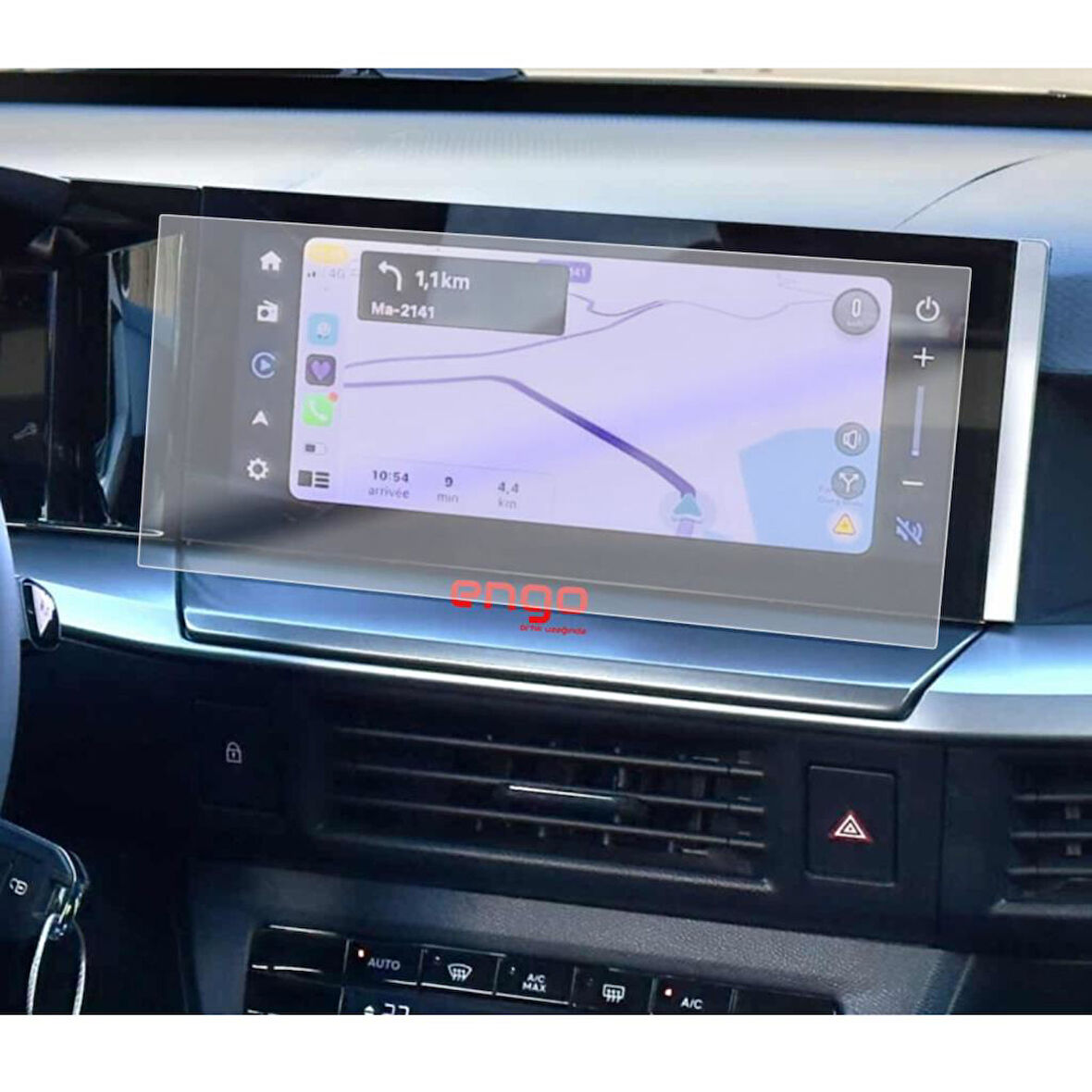 Opel Frontera 10 inç Mat Ekran Koruyucu Multimedya Şeffaf