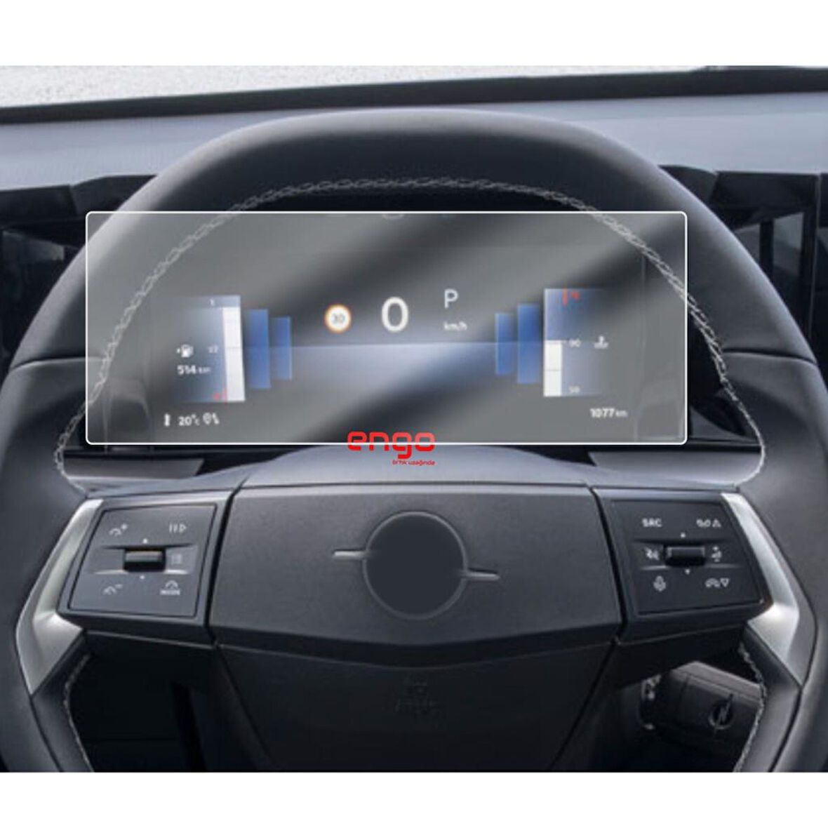 Opel Frontera 10 inç Mat Ekran Koruyucu Dijital Gösterge