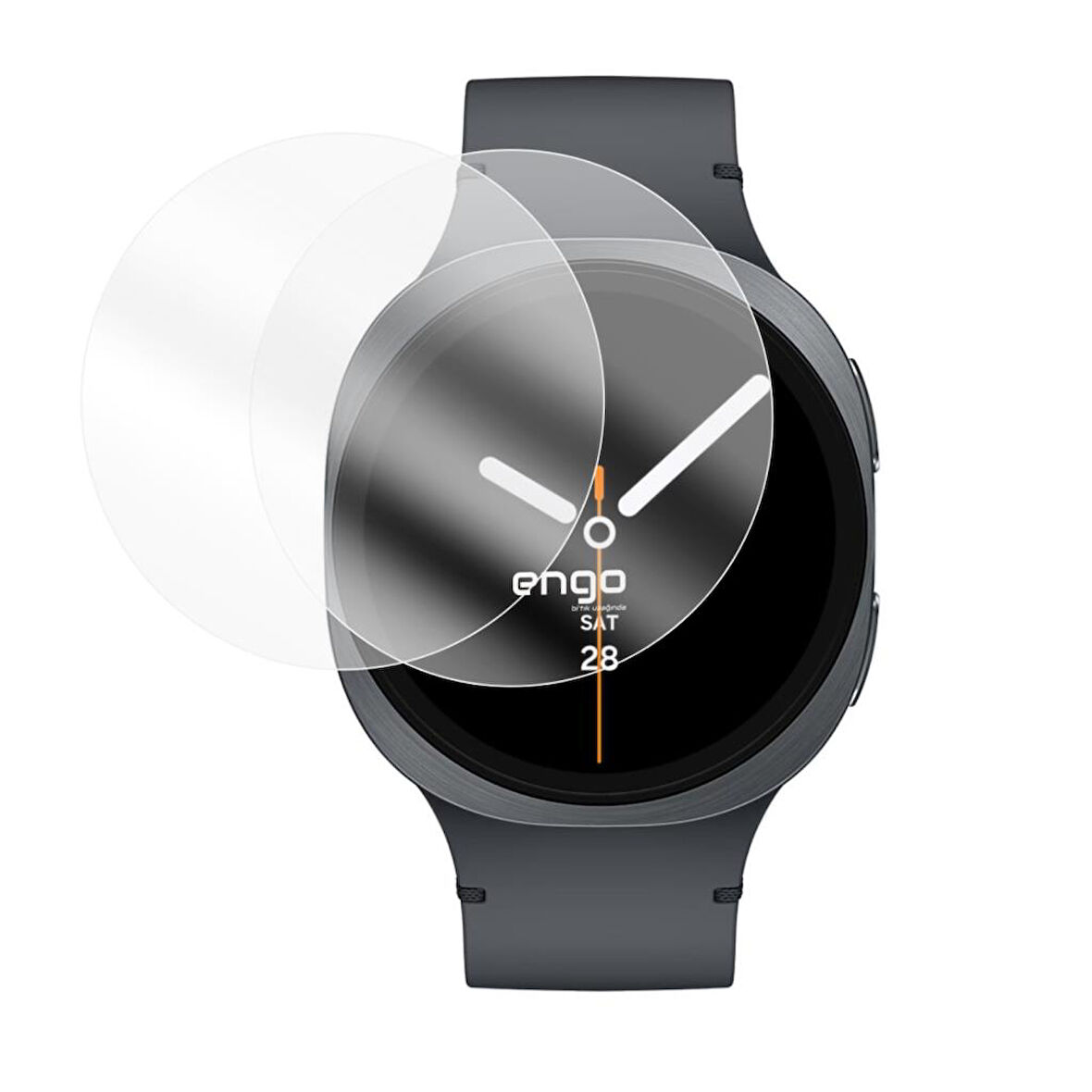 Samsung Galaxy Watch 8 44 mm Ekran Koruyucu TPU 2'li Şeffaf