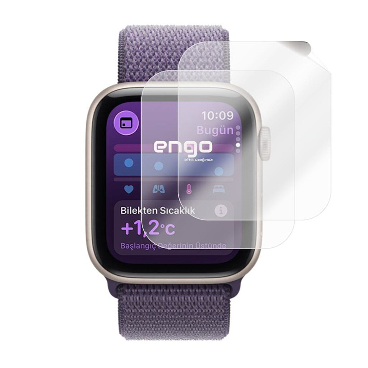 Apple Uyumlu Watch SE 3 40mm TPU Ekran Koruyucu 2’li Şeffaf Film