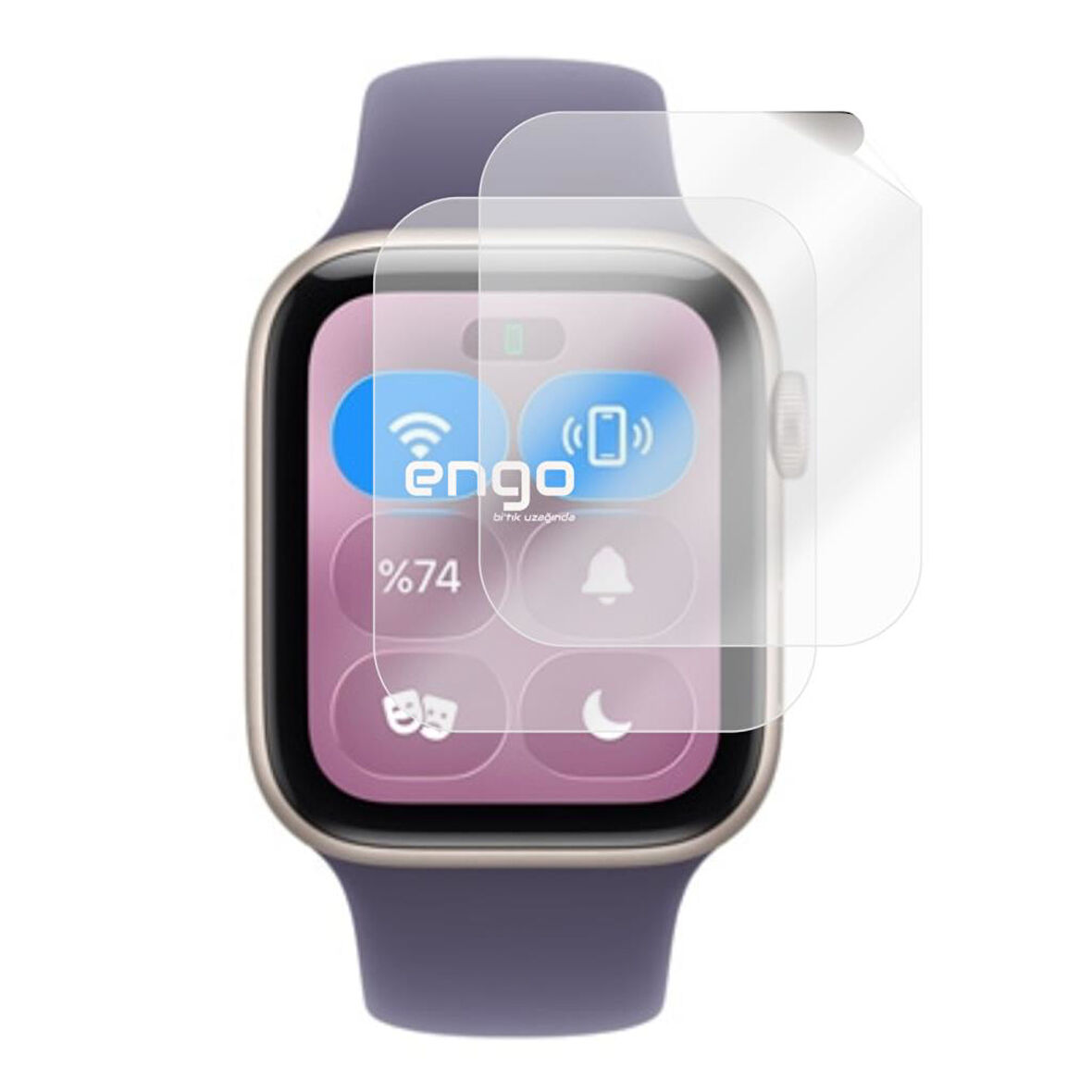 Apple Uyumlu Watch SE 3 44mm TPU Ekran Koruyucu 2’li Şeffaf Film