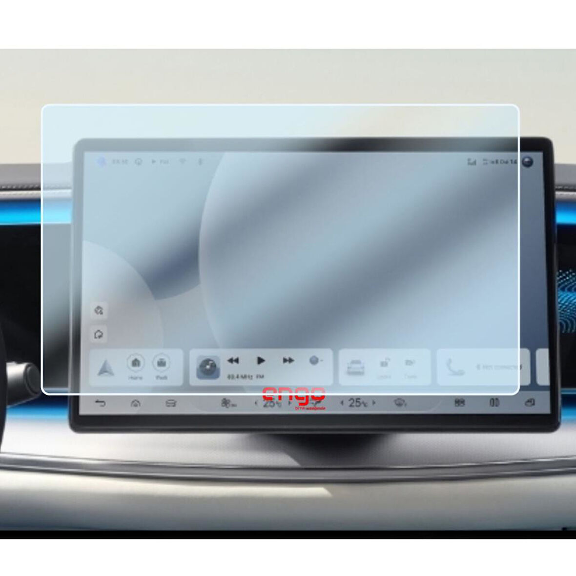 BYD Sealion 7 15.6 inç Ekran Koruyucu Multimedya 9H Nano