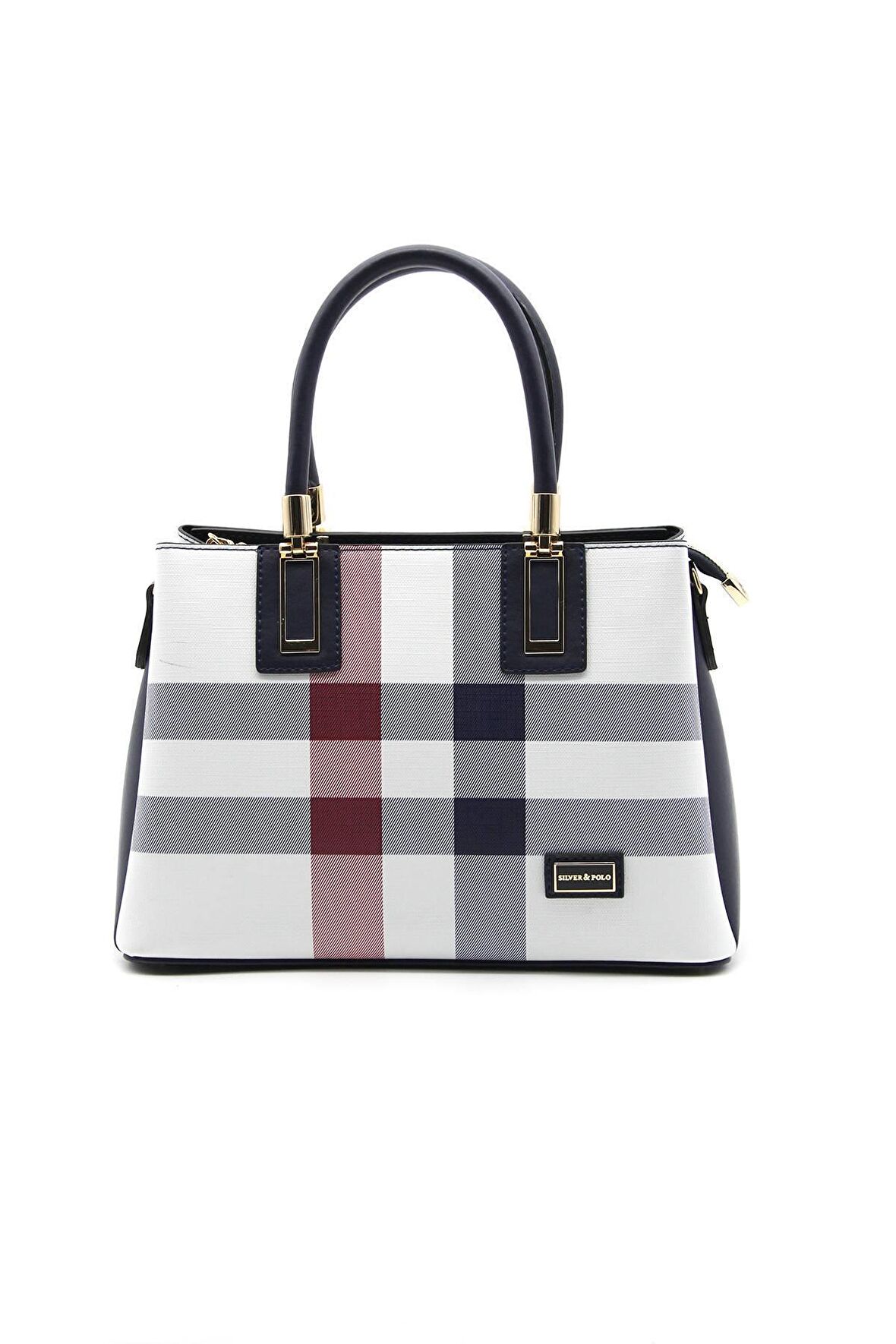 Kadın Omuz Çantası 1000-36494 SİLVER POLO Kadın ÇANTASI M3 BEYAZ-MAT LACİ