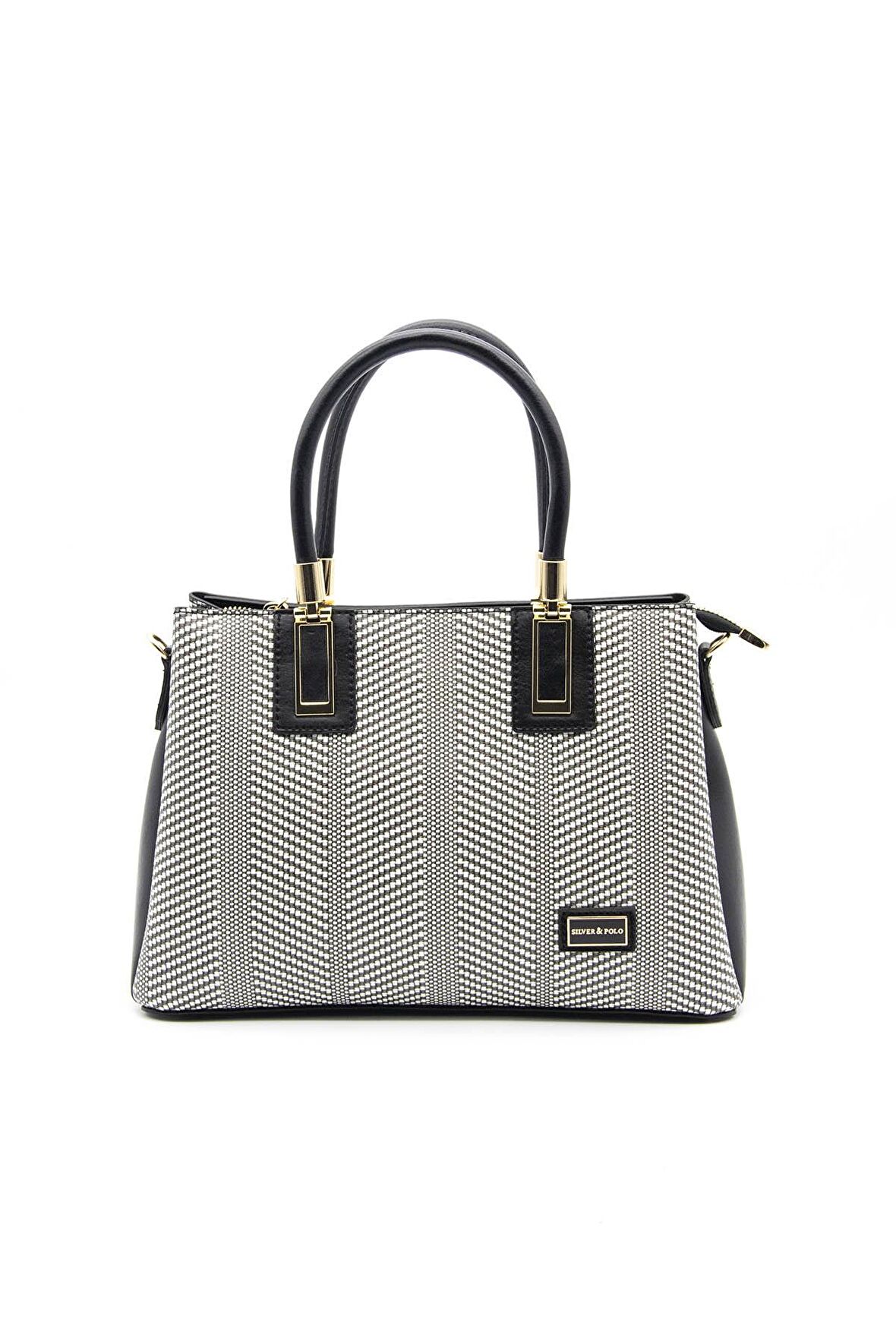 Kadın Sırt Çantası 1000-36498 SİLVER POLO Kadın ÇANTASI M132 SİYAH BEYAZ-MAT SİYAH