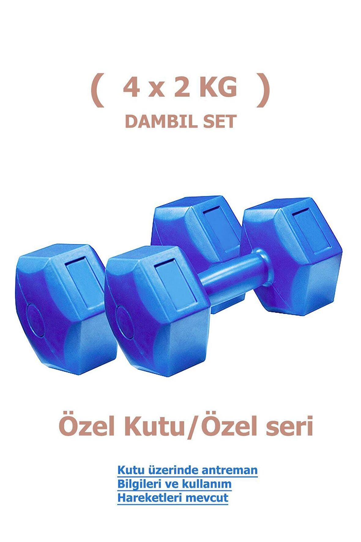 Köşeli Dambıl Ağırlık Seti Fitness Vücut Geliştirme Aleti