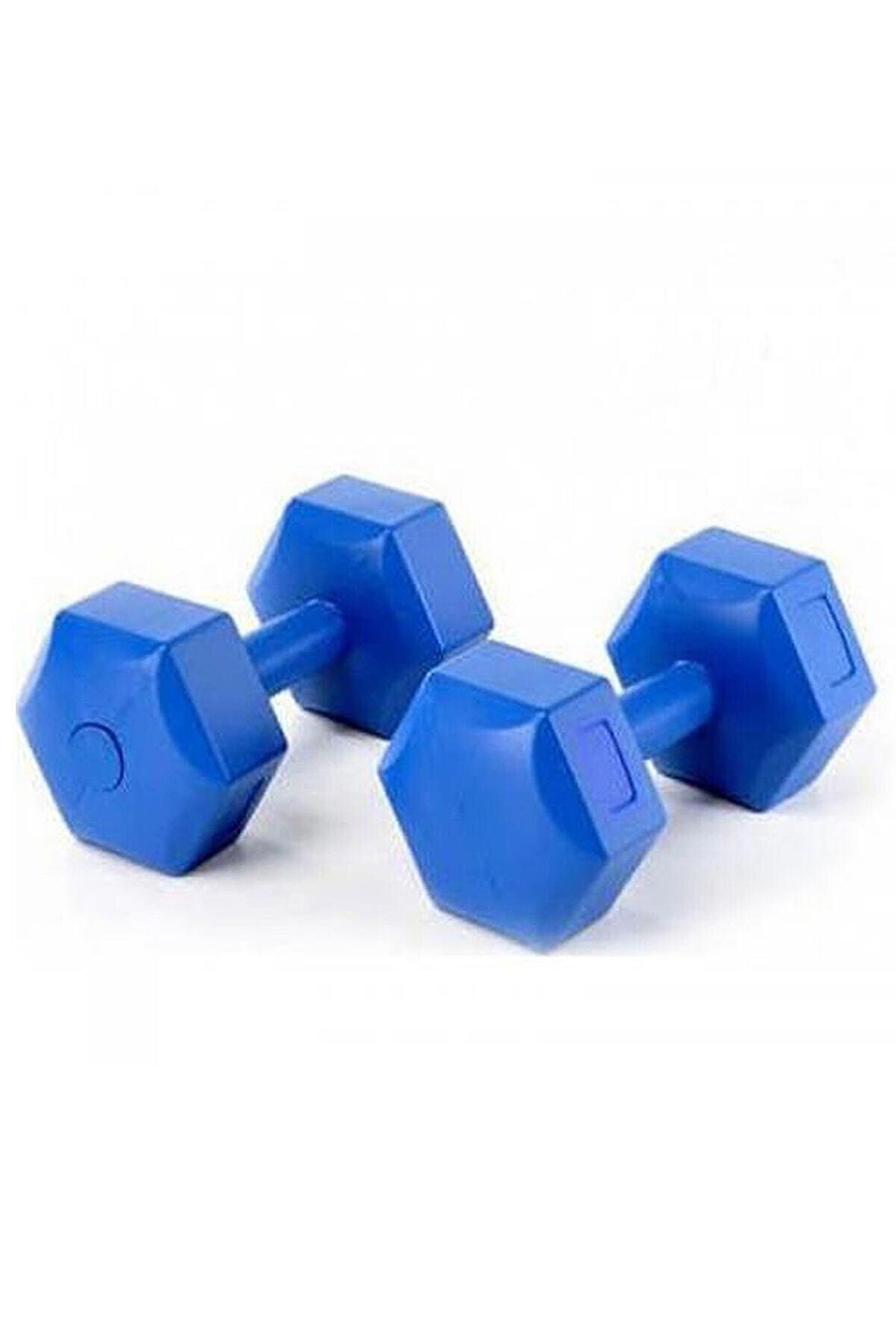 4kg X 2 Adet Dambıl Ve Atlama Ipi Kombin Seti Vinyl Kaplama Dumbell