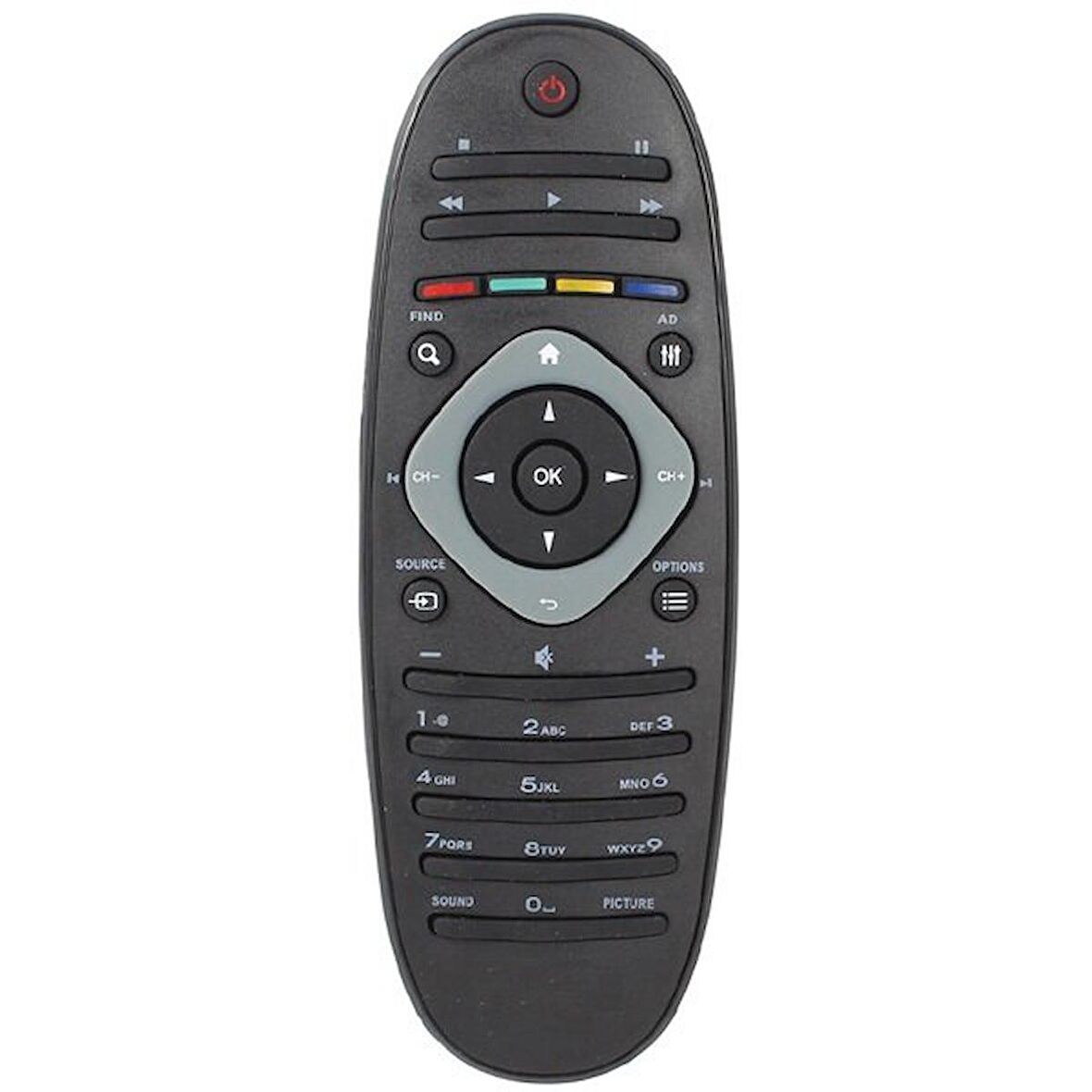 PHİLİPS 26PFL3606H/12 Uyumlu Televizyon Kumandası