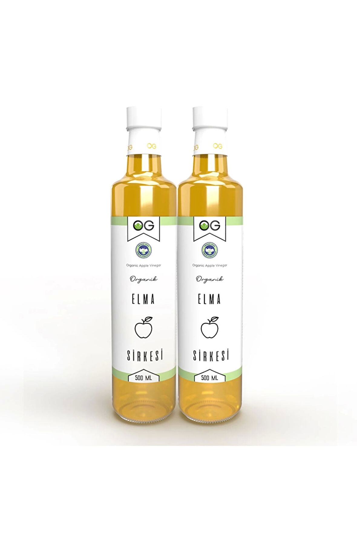 2 Adet Organik Elma Sirkesi 500 ML