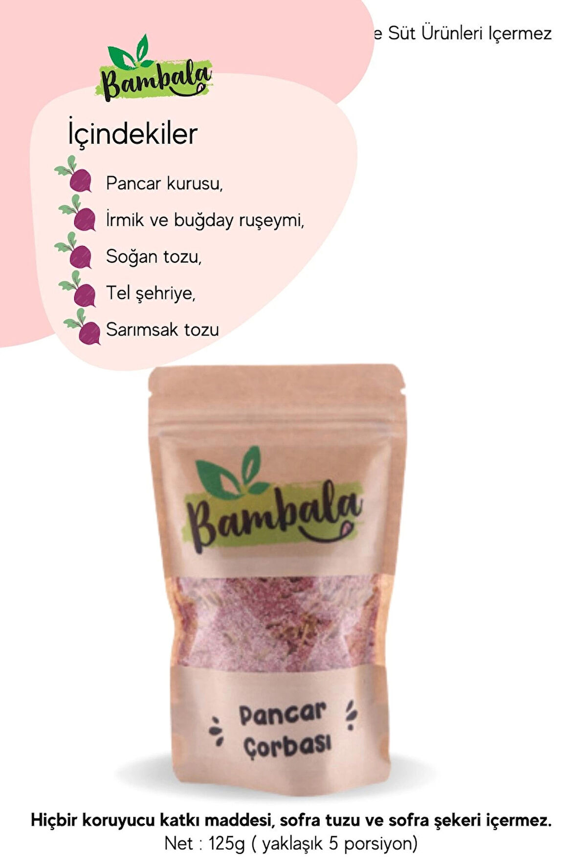 Pancar Çorbası Harcı 125g