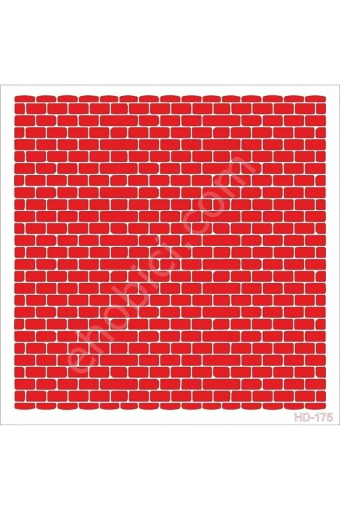 Hd175 Taş Duvar Stencil 45x45