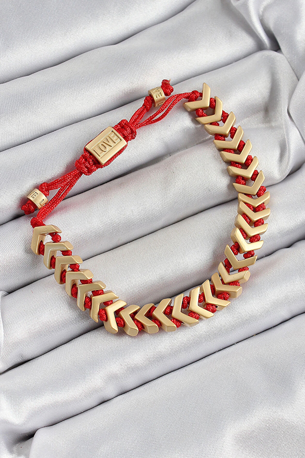 HEYF Pirinç Asansörlü Gold Renk Juju Kadın Bileklik