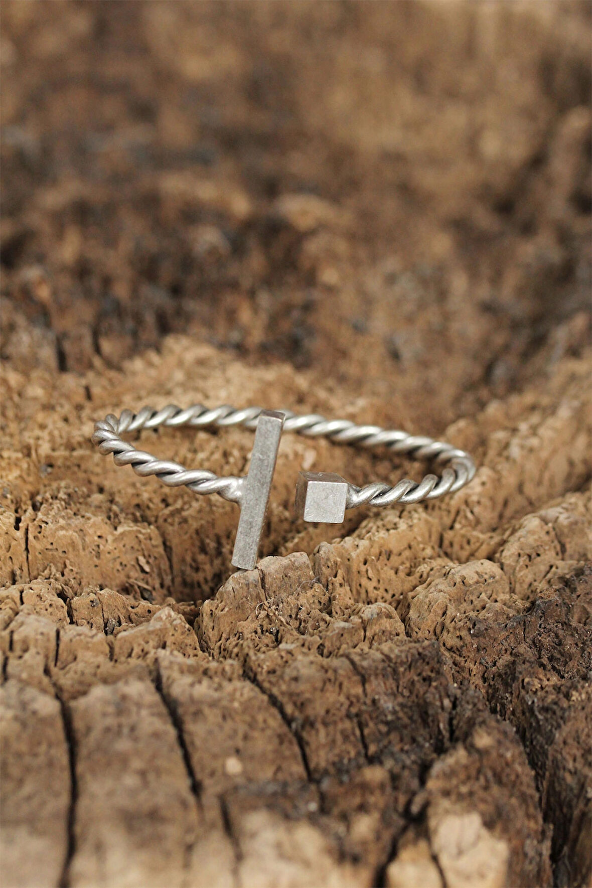 HEYF Yeni Sezon Geometrik Tasarımlı Erkek Kelepçe Bileklik