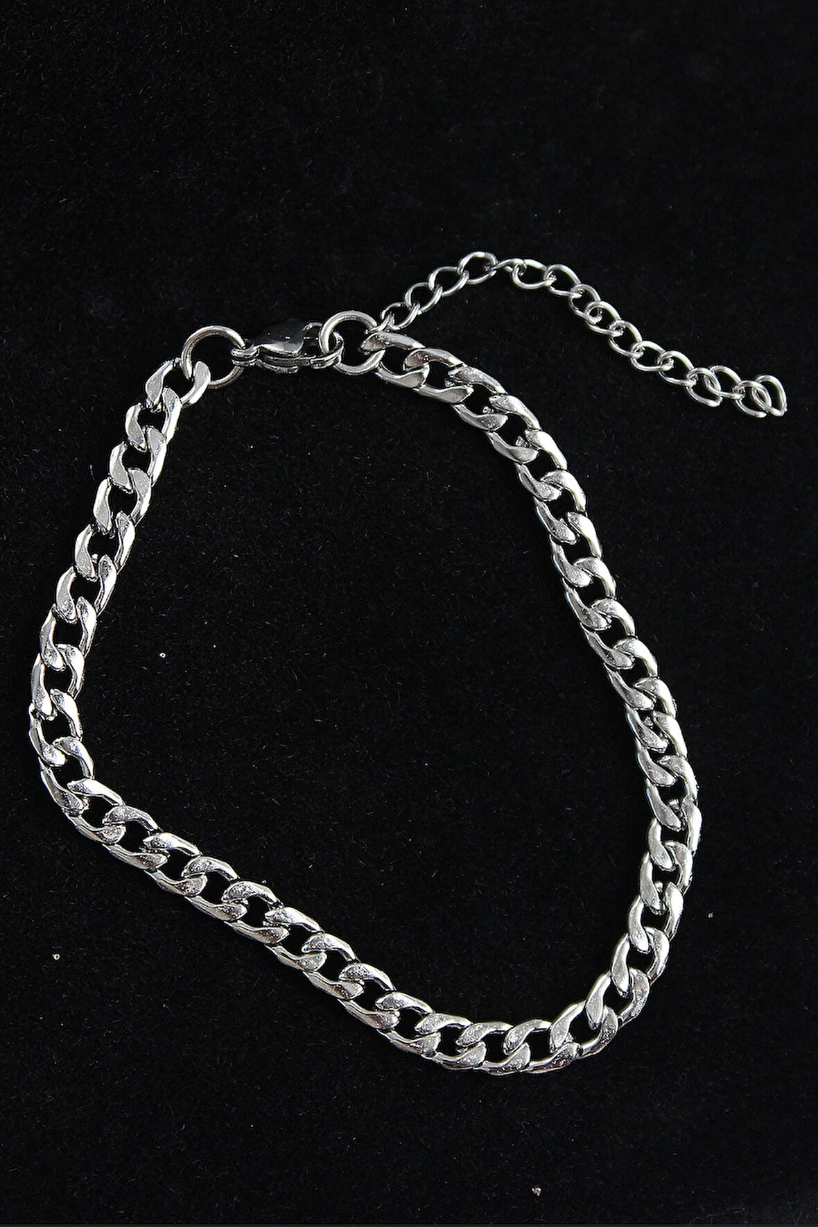 HEYF 316L Çelik Klasik Model Gümüş Renk Erkek Bileklik