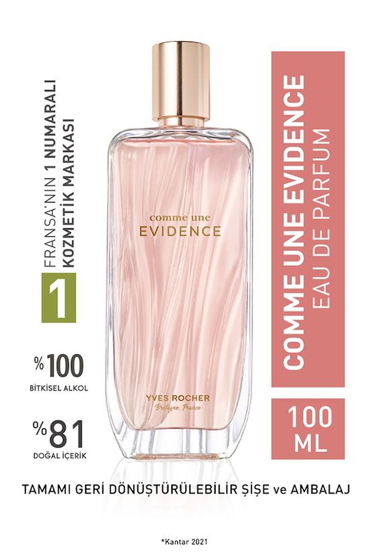 Yves Rocher Comme une Evidence - EDP - 100 ml - 30313