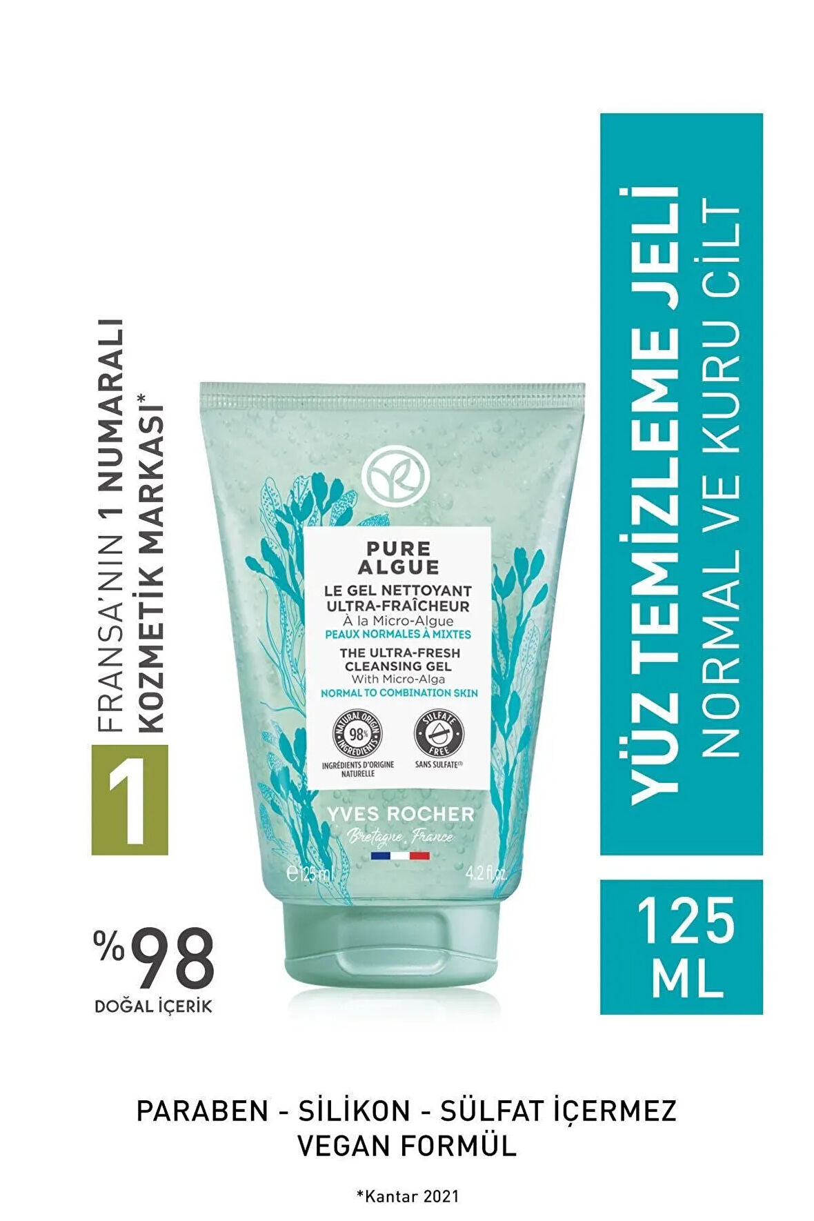 Pure Algue Prebiyotik Yüz Yıkama Jeli-125 ml / La Roche Posay Jel