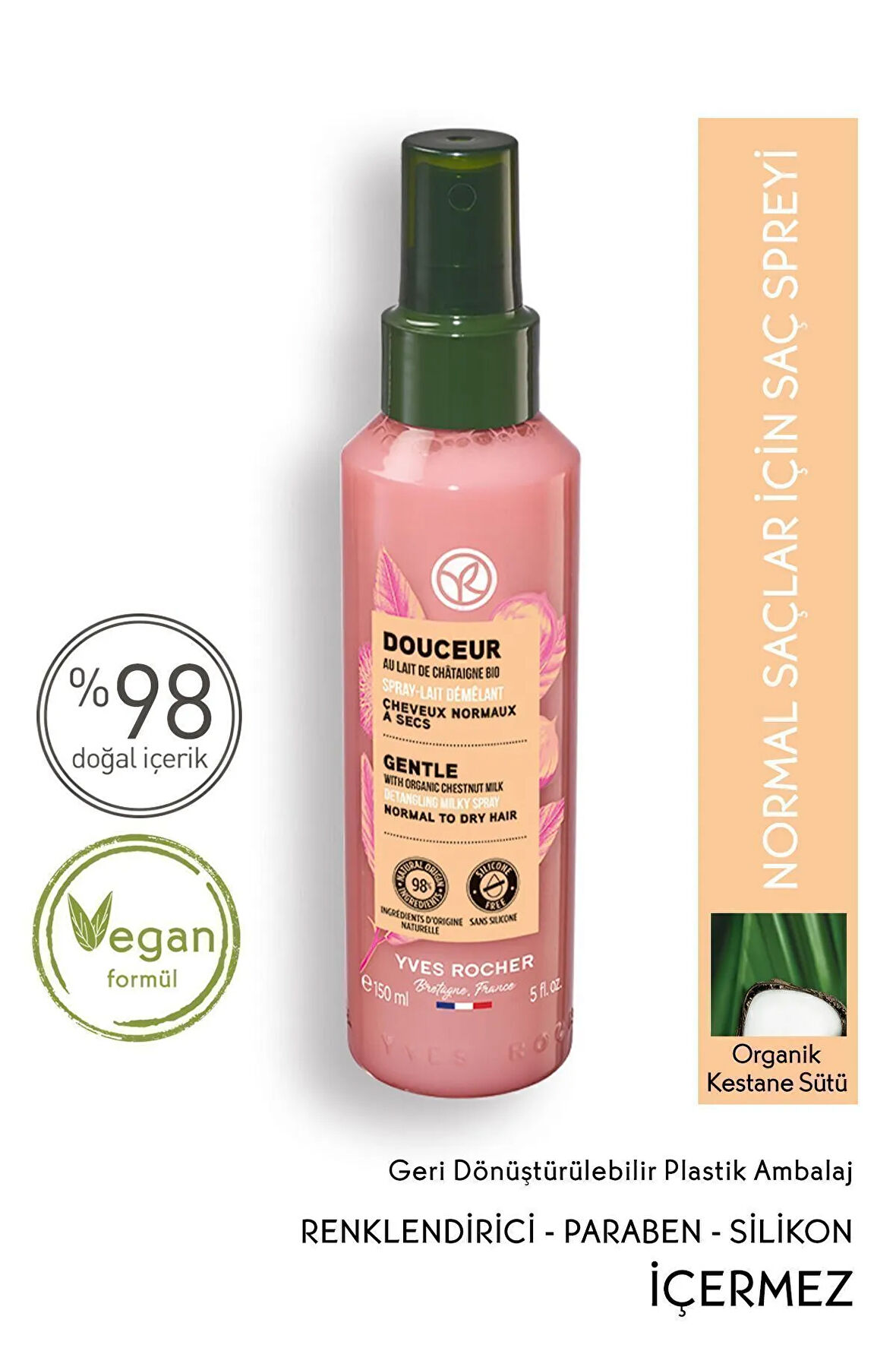 Besleyici Kolay Tarama Spreyi - Vegan-150 ml + LaRochePosay Jel