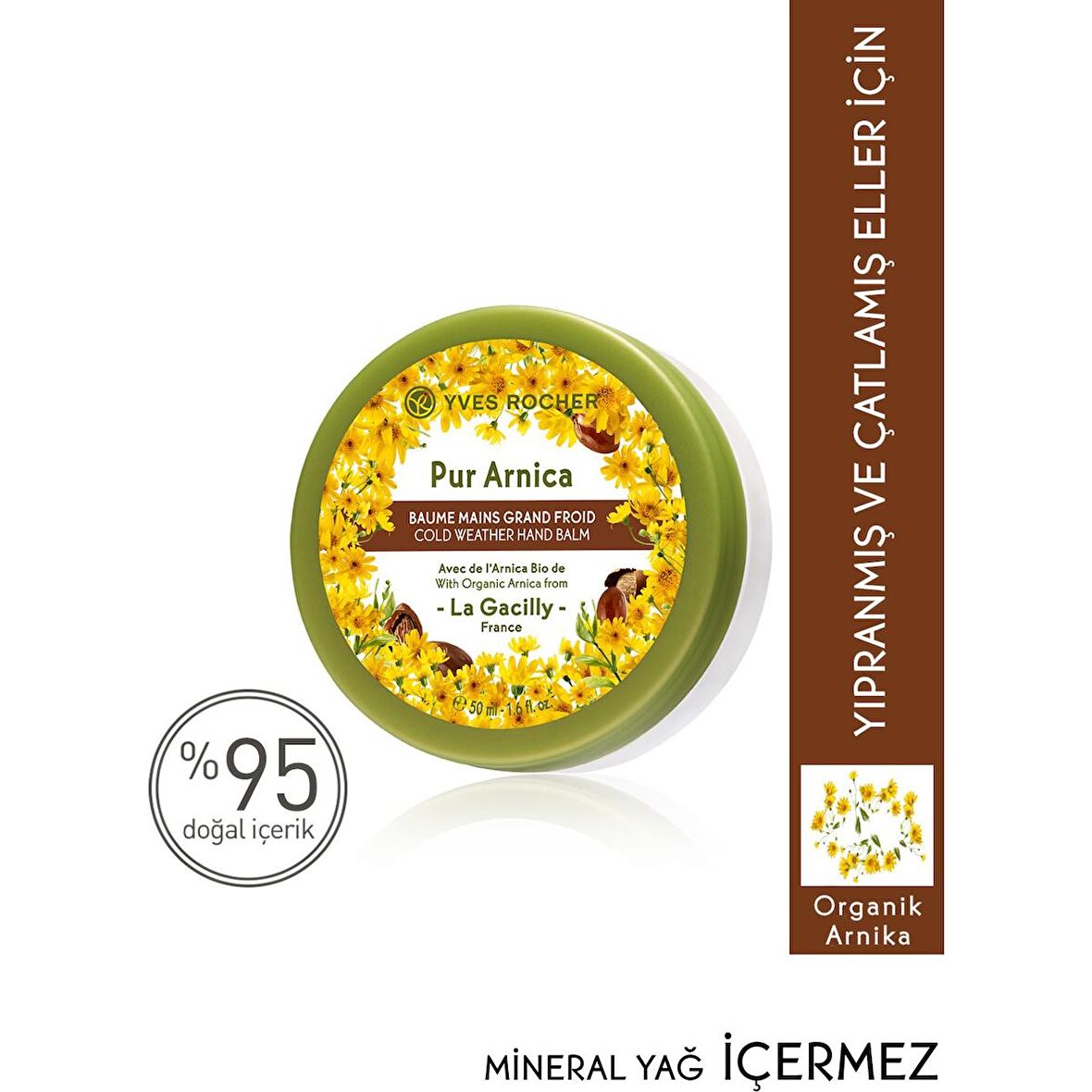 Yves Rocher Soğuğa Karşı Onarıcı Pur Arnica El Balsamı - Arnika & Shea-50 ml 74723