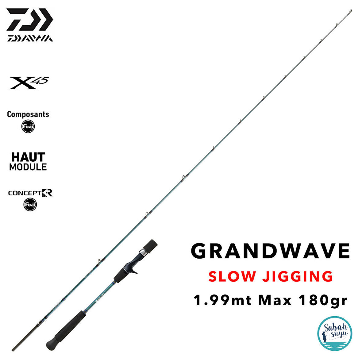 Daiwa Grandwave 1.99mt Max 180gr (S2P) Tetikli Slow Jigging Kamış