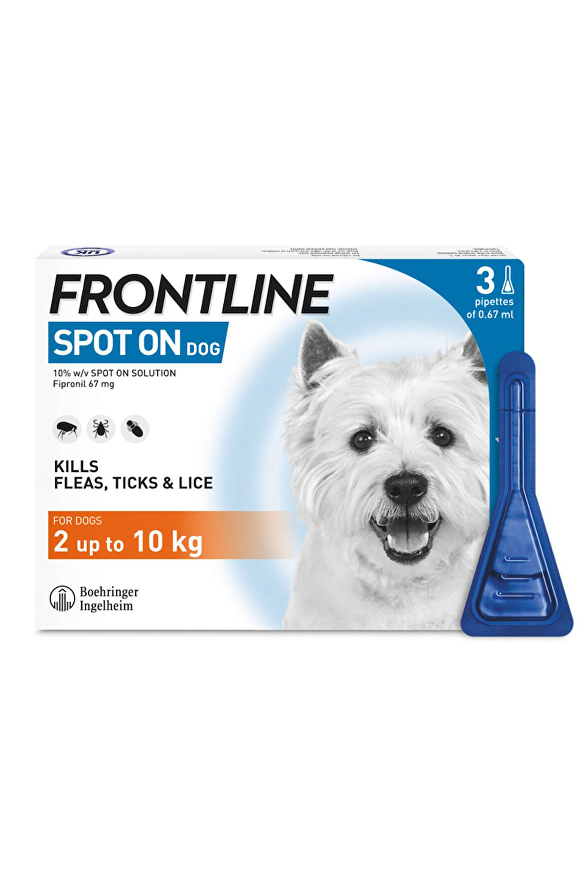 Frontline-e Spot On Köpek Damla Pipet 0,67 ml x3 Adet