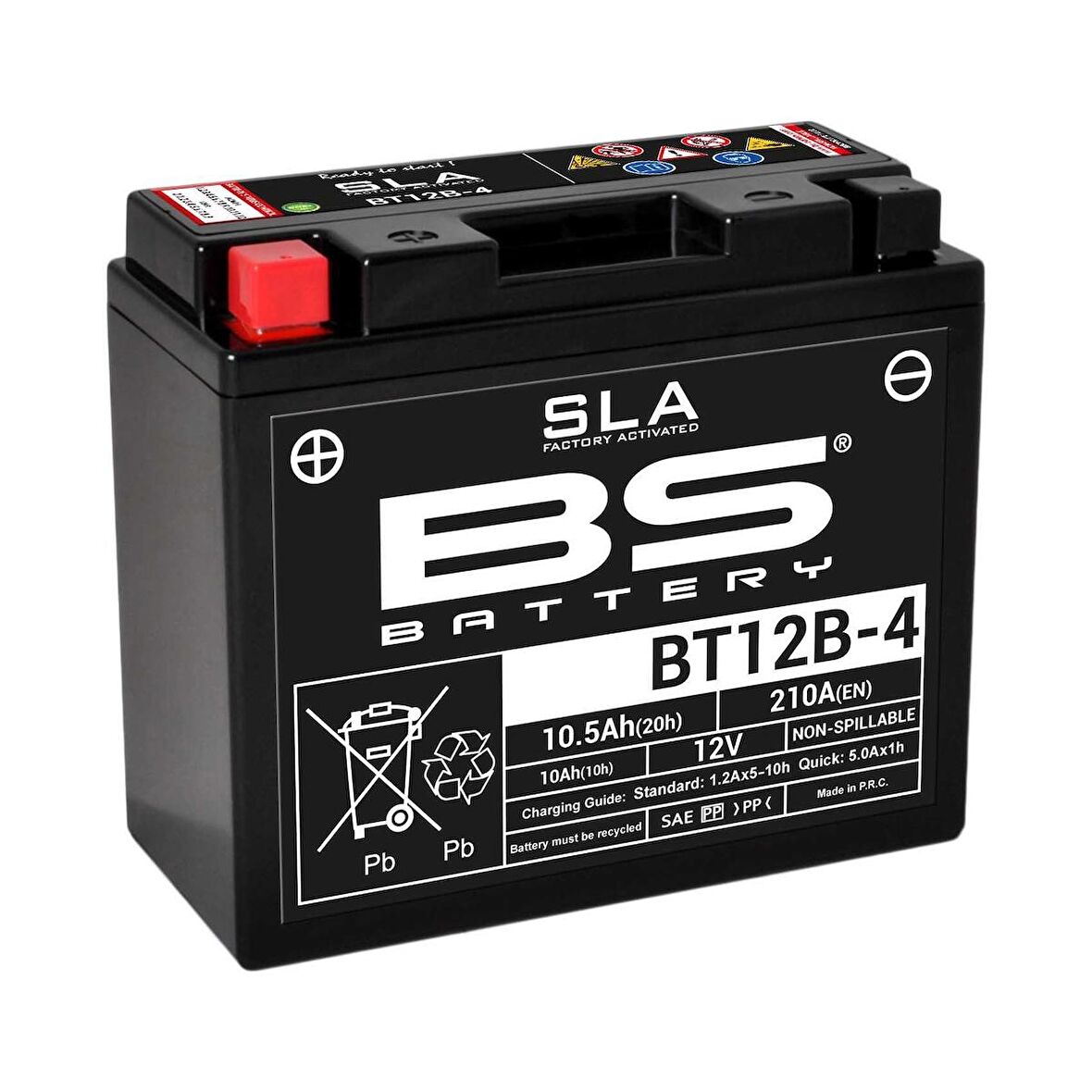 BS BATTERY BT12B-BS Motosiklet Aküsü