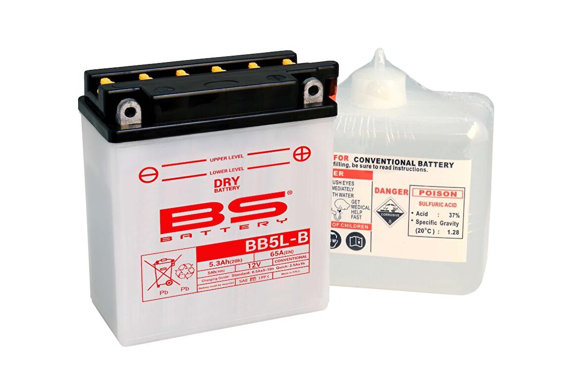 BS BATTERY BB5L-B (DRY) Motosiklet Aküsü