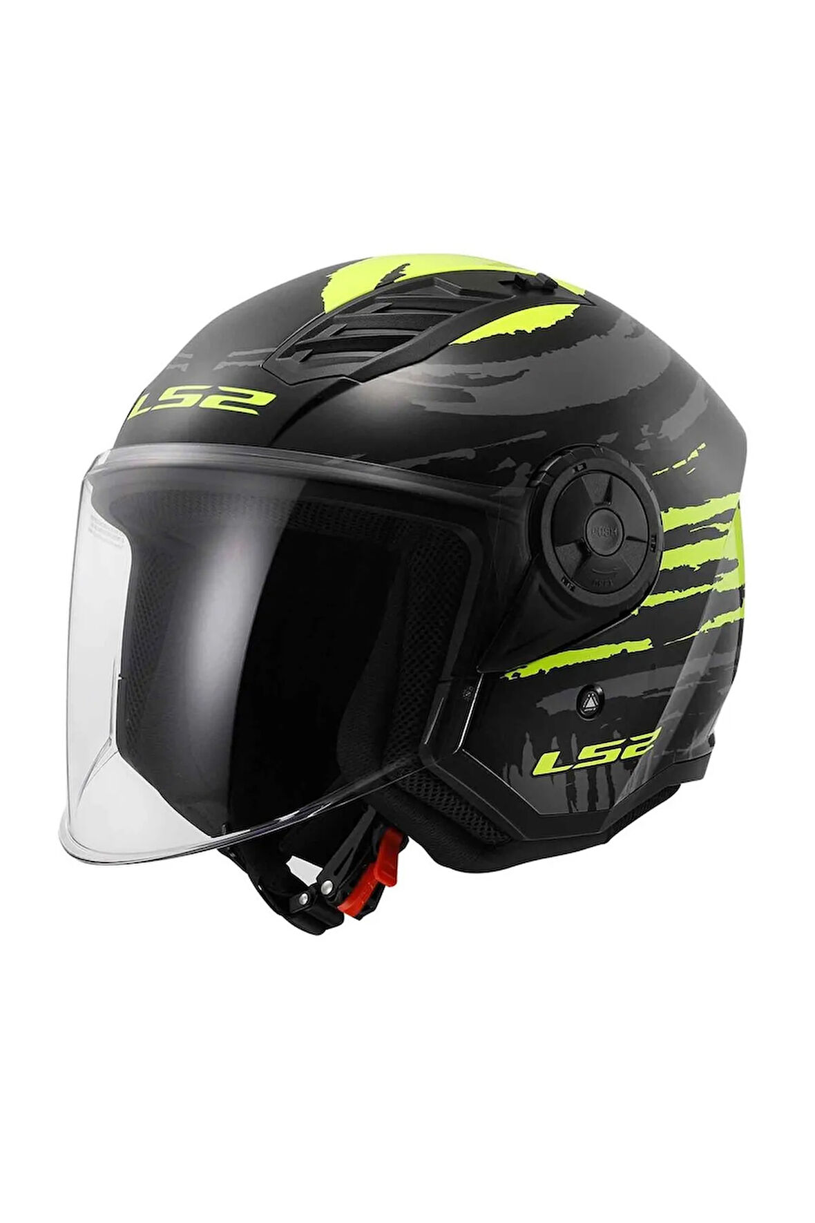 Aırflow 2 Brush Yarım Kask Siyah-neon Sarı X-large