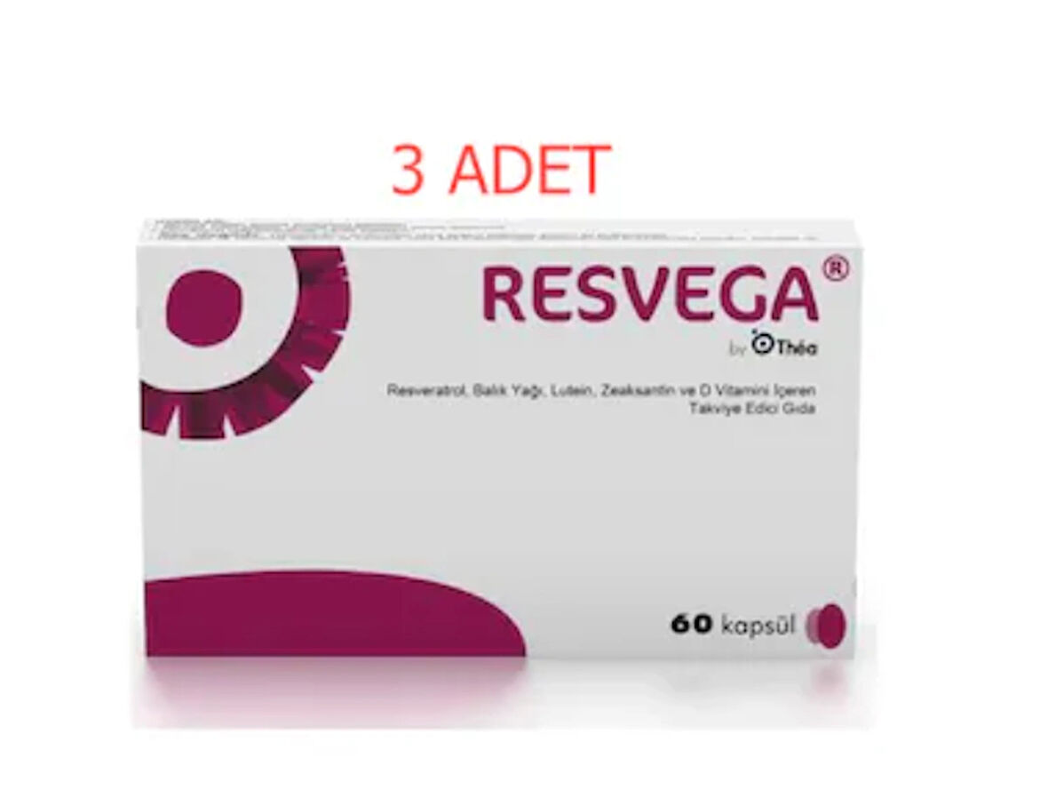 Resvega 60 Kapsül 3 adet