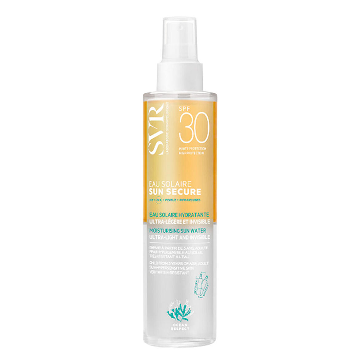 SVR Spf30+ Sun Secure Moisturising Sun Water 200 ml