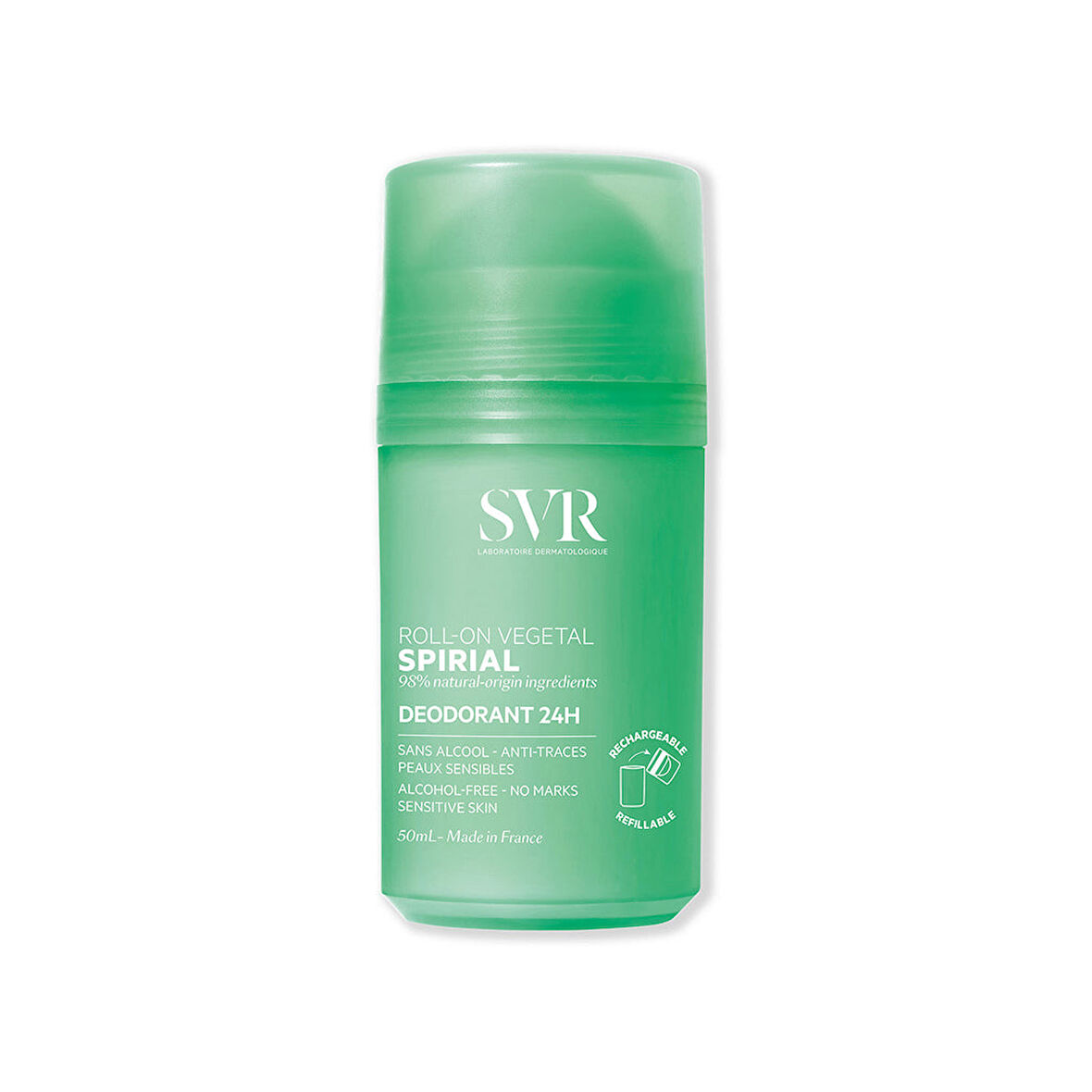 SVR Spirial Roll-On Vegetal 24 Saat Etkili Bitkisel İçerikli İz Bırakmayan Deodorant Roll-On 50 ml