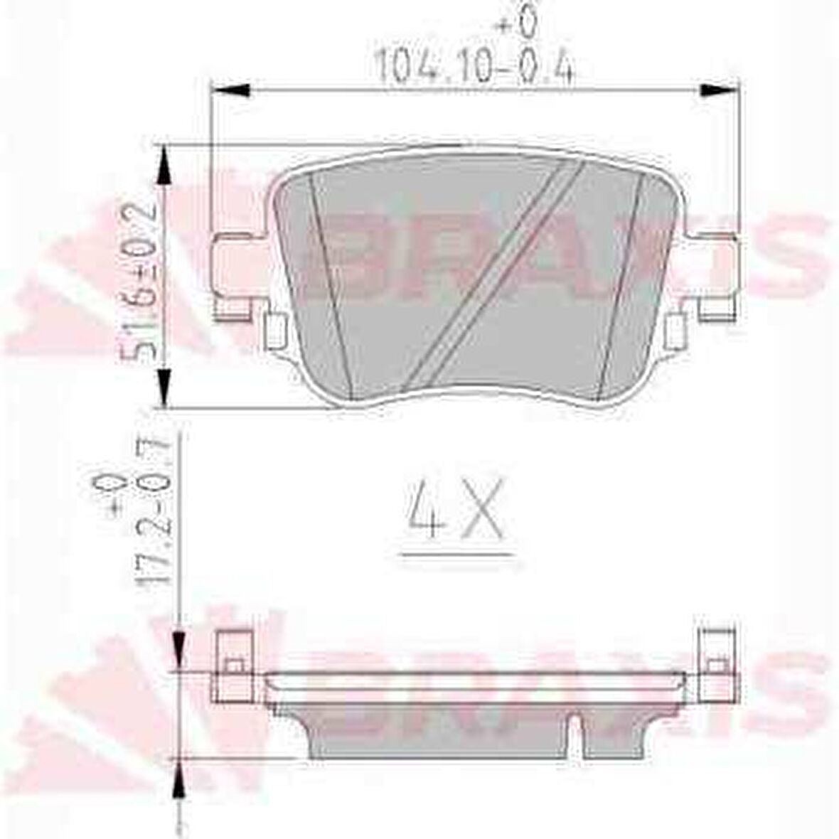 FREN BALATASI ARKA SHARAN 10- CADDY IV 15- A1 10- Q3 11- - ALHAMBRA 10- LEON 12- OCTAVIA III 13- - BRAXIS AA0621