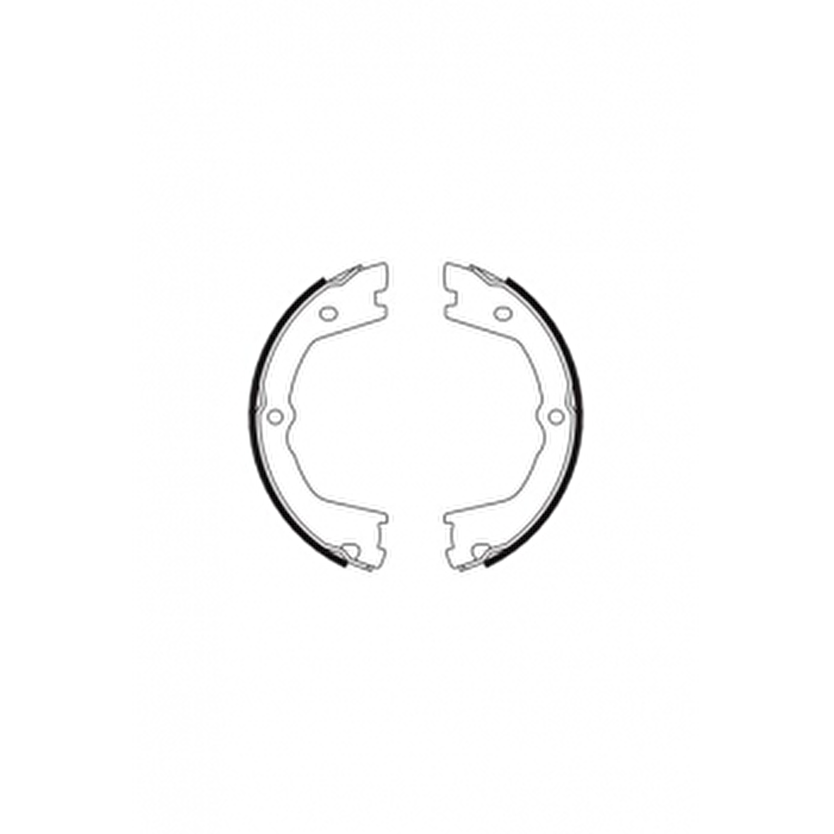 ARKA FREN PABUCLU BALATA DAILY I II III IV V VI 99- MASCOTT 90110120 172-41 - BRAXIS AC0075