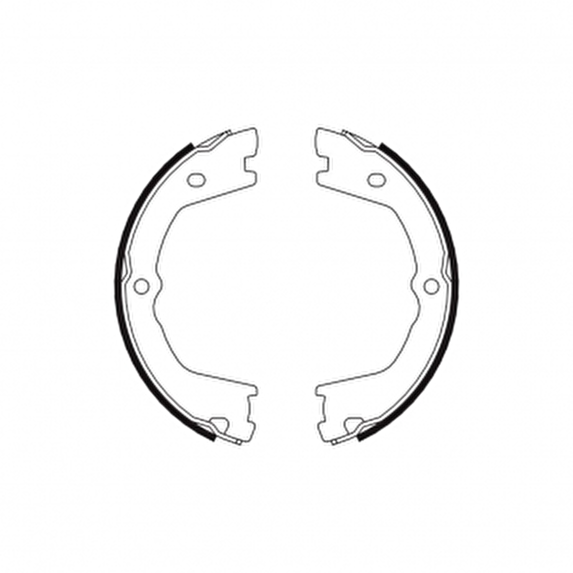 ARKA FREN PABUC BALATASI DAILY I II III IV V VI 99- MASCOTT 90110120 190-42 - BRAXIS AC0088