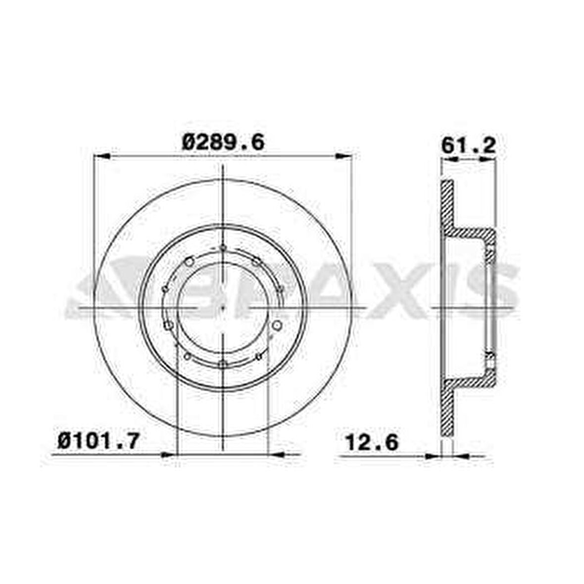 ARKA FREN DISK AYNASI DEFENDER 2.8 DISCOVERY 2.0 - 2.5 - 2.5TDI - 3.5 - 3.9 90- RANGE ROVER 2.5 TD - 2.5 TDI - - BRAXIS AE0290