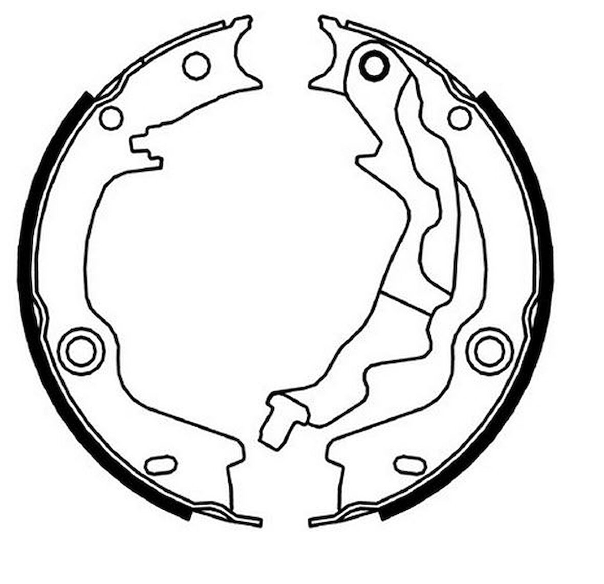 EL FREN BALATASI HYUNDAI ACCENT ERA 06-> KIA RIO 06-> KIA VENGA 06->