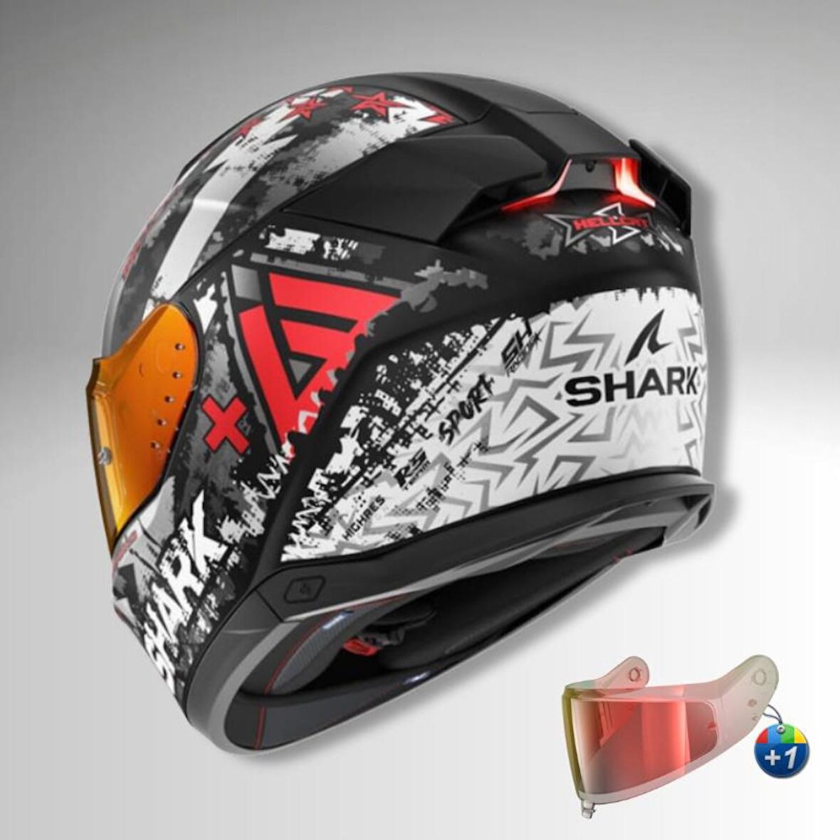 Shark Skwal İ3 Hellcat Mat Kapalı Kask