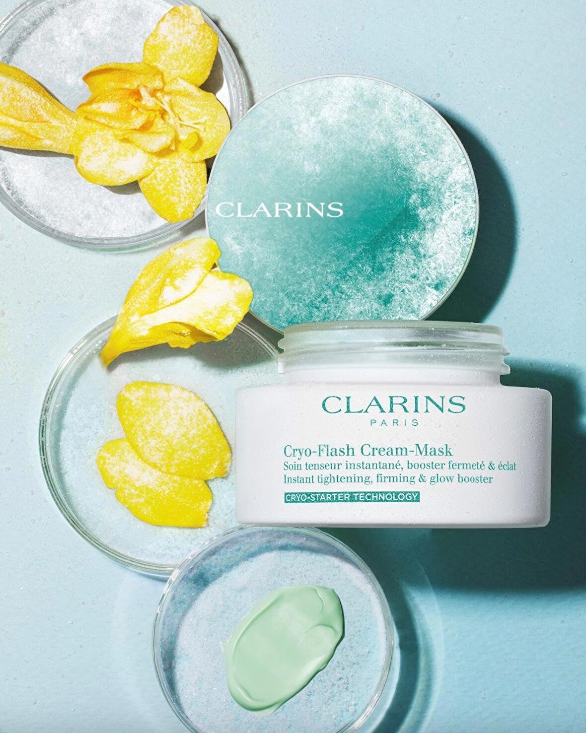 Clarins Cryo-Flash Cream Mask 75 ml Yüz Sıkılaştırıcı Maske
