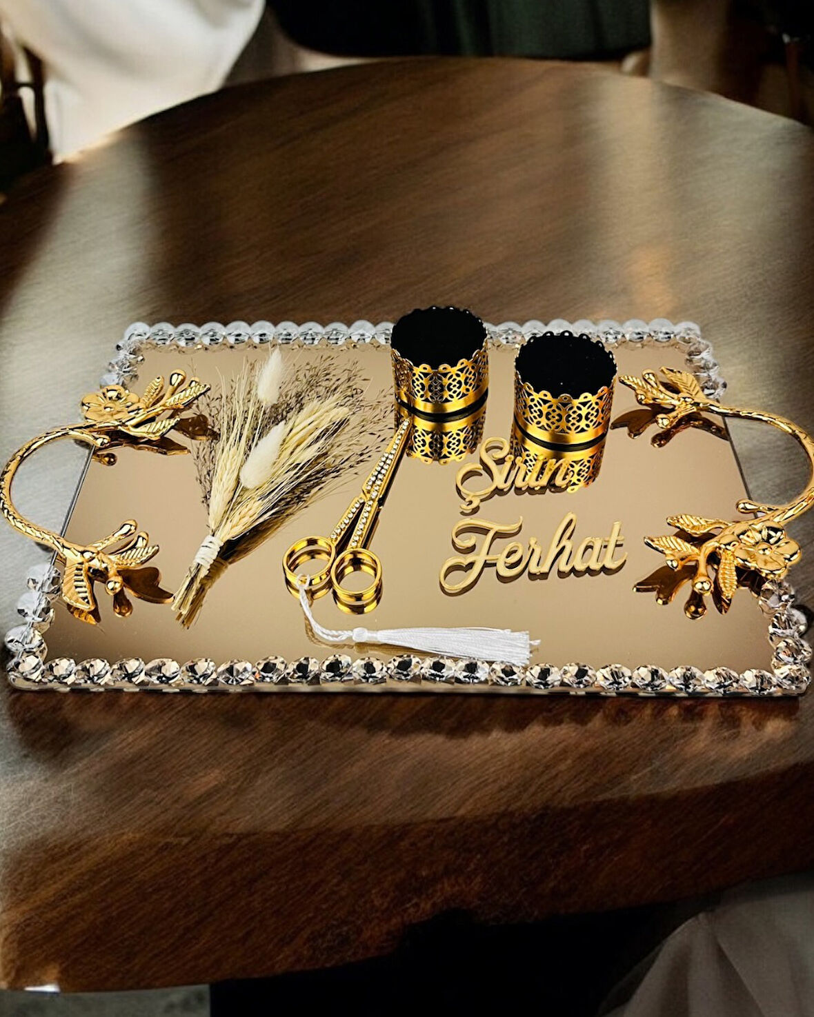 Amour Söz Nişan Tepsisi